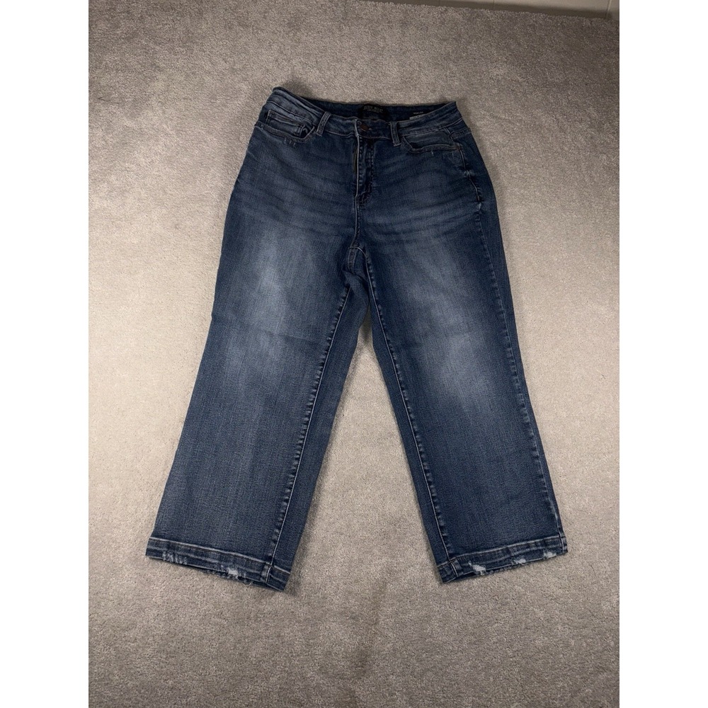 Judy blue 14w wide leg cropped jeans